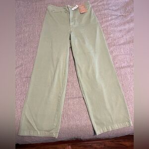 Madewell curvy Emmett wide leg crops